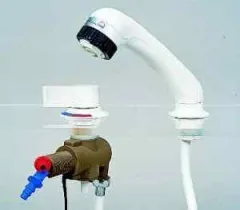 Griff und Rosette für Mischbatterie Monomix - Weiß