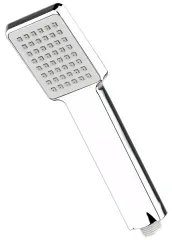 Handbrause 1/2 Gewinde mit Anitkalknoppen - Stahl chromiert und grau