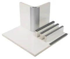 Möbelbauplatte Perlmutt Glänzend - HPL-Schichtstoff