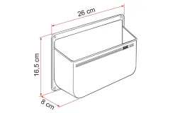 Pocket Ablage L - weiß