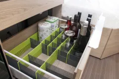 Purvario Stauleisten MAXXI 8-er Pack - lime/anthrazit