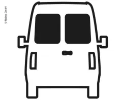 Starres Heckfenster für Fiat Ducato, Peugeot Boxer, Citroen Jumper