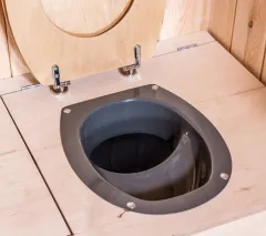 Trenntoiletten Einsatz - Grau