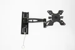 TV-Halter Simon Luxus - Schwarz glänzend