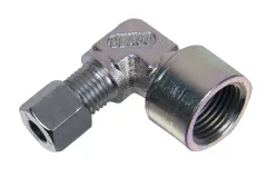 Winkel Aufschraub-Verschraubung - 8 mm und 1/2