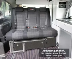 Schlafsitzbank Merc. Vito LR 2015 V3000 Gr.8 3-sitzig,Polster Tunja 2 farbig