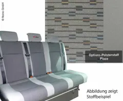 Schlafsitzbank VW T5 Weekender Plus V3000 Gr.14 3-sitzig,Place T5 2-fbg.Wärmet.