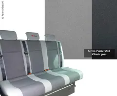 Schlafsitzbank VW T6/5 Weekender V3000 Gr.17 3-sitzig,Cassic grau Wärmetauscher