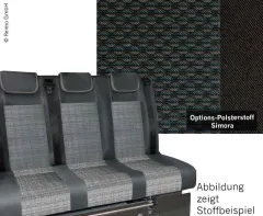 Schlafsitzbank VW T6 Trio Style V3000 Gr.10 3-sitzig Simora T6 Wärmetauscher