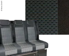 Schlafsitzbank VW T6 Trio Style V3000 Gr.8 3-sitzig Simora T6 2-fbg.Wäremtausch