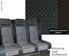 Schlafsitzbank VW T6 V300 Gr.14 CityVan Simora 2-fbg. Rechtslenker Wärmetausch.