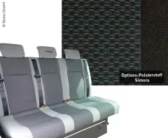 Schlafsitzbank VW T6 Weekender Plus V3000 Gr.14 3-sitzig,Polster Simora