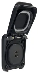 12 V Dual USB-C Dose, 6 A