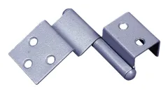 2 Spezialscharniere links (mittelgrau)