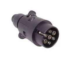 7-poliger Wohnwagenstecker aus Kunststoff
