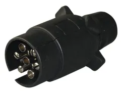 7-poliger Wohnwagenstecker aus Kunststoff