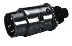 7-poliger Wohnwagenstecker aus Metall