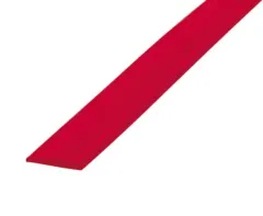 Abdeckprofil Kederschiene rot 12mm, 200m-Rolle
