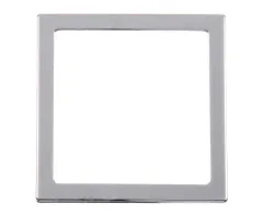 Abdeckrahmen 1-fach 62x62mm, silber chrom, SB-verpackt