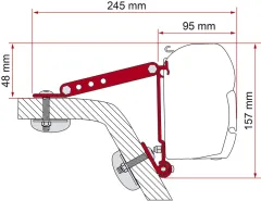 Adapter Kit Wall F1/F45/F50/F55