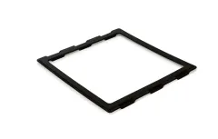 Adapterrahmen 400x400mm f.Fiat Ducato f. MPK Dachh.Mod.42-48P, schwarz