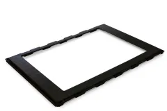 Adapterrahmen 700x500mm f. Fiat Ducato, MPK Dachh.Mod.75 Heck, schwarz