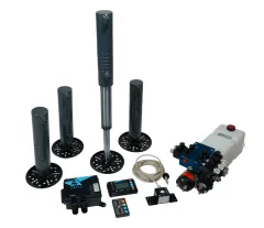 AMPLO Hydraulische Hubstützen - automatisches 12 V-Nivelliersystem für Ford Transit ab 2022