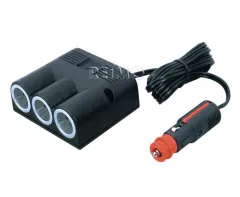 Aufbau 3er-Steckdose 12-24V 16A max.