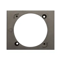 Aufputzrahmen für Standardbedienteile - schwarz