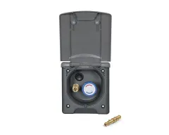 Außendusche schwarz