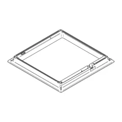 Außenrahmen mit Leiste Omnivent -