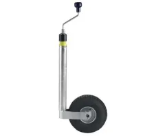 Automatik Stützrad, Felge Stahlblech, 260x85, 48mm, Bereifung Luft befüllt