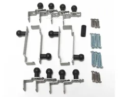 Befestigungsklammern 90x60cm REMItop Vario Kurbel für Dachstärke 46-55mm