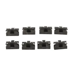 Befestigungsklammern Rolloführungsschiene - für S3+S4; 1 Satz = 8 Stück