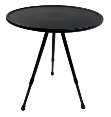 Beistelltisch KALLE mit Tasche, rund, schwarz