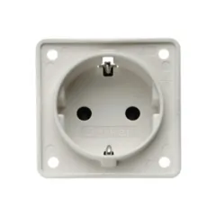 Berker INTEGRO hellgrau Einbausteckdose 230V