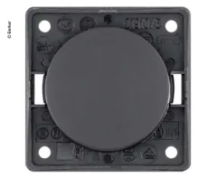 Berker Wechselschalter INTEGRO Flow/Pure schwarz matt SB