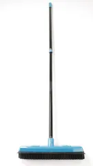 Besen mit Silikon-Borsten, teleskopierbar