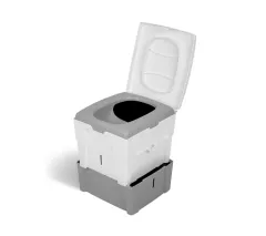 Besonders leichte und kompakte Trenntoilette mit smarter Höhenverstellung