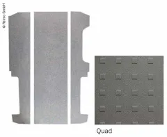 Bodenplatte T5 kR Kombi, 3-teilig, 826mm, 1.&5., Quad