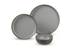 CAMP4 MALMÖ Geschirrsets aus rPET für 2 Personen Farbe: Taupe