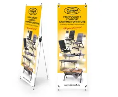 Camp4 X-Banner Campingmöbel f.Reisemobile & Caravans, Englisch