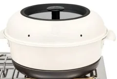 Camping Backofen RoadBaker, 2,8 L, inkl. Glasdeckel, 3-teilig