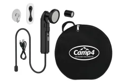 Campingdusche elektrisch 2Stufen,2m Schlauch,1600mAh 2Stufen 0,8/1,1