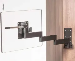 Caratec Flex CFW400AS TV-Wandhalter, 4 Drehpunkten, schwarz