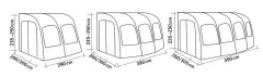 Caravanvorzelt aufblasbar Marina Air 2,90m