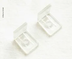 Carbest Befestigungsclips für Aluminium LED Eckprofil - 2 Stück