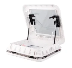 Carbest Dachhaube mit LED's 452x402 mm - Mit Zwangsbelüftung