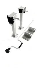 Carbest Manuelle Hubstützen inkl. Handkurbel 290 - 460 mm, 2 Stück