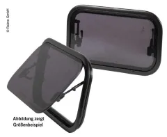 CARBEST RW Compact 500x450 Ausstellfenster aus Acrylglas, Carbest Fenster getönt